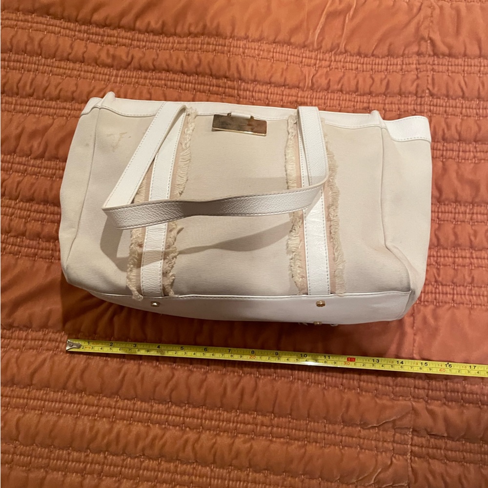 Kate Spade off white large hang bag